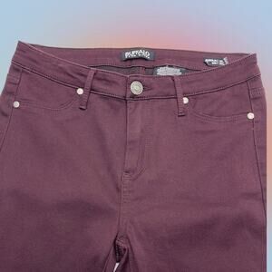 BUFFALO Women’s 6 / 28 Burgundy Purple KAROLIN Super Stretch Jegging